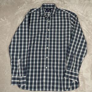 J Crew Shirt Men Large 16-16.5 Thompson Shirtings Wrinkle Free 80's 2-Ply Preppy